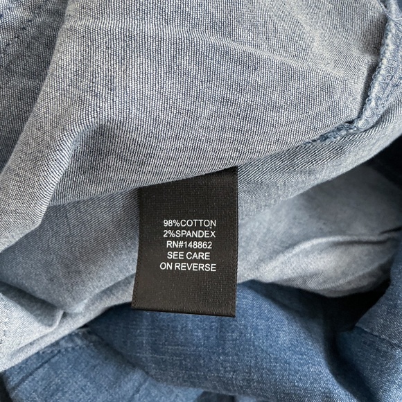 Torrid Chambray Short Overalls Medium NWT - Picture 9 of 9